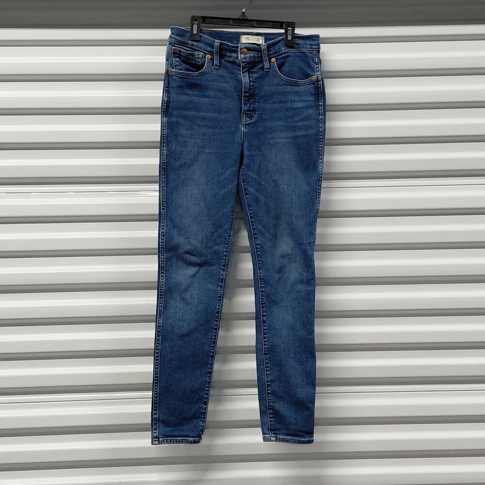 Madewell Womens 10" High Rise Skinny Jeans Size 28 Blue Stretch Denim Everyday